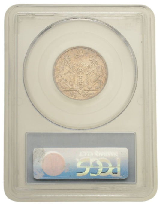 WMG - 1 Gulden 1923 r. (LUSTRZANKA) - ocena PCGS PR61